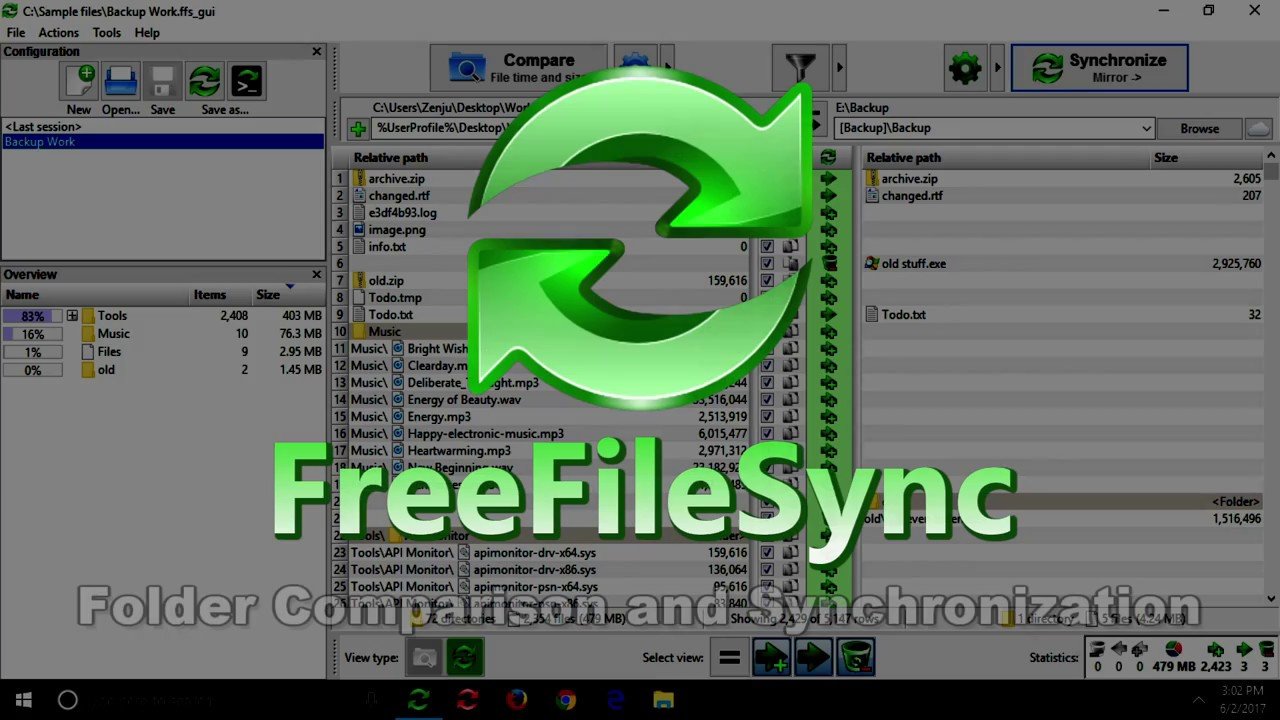 FreeFileSync (Ücretsiz)