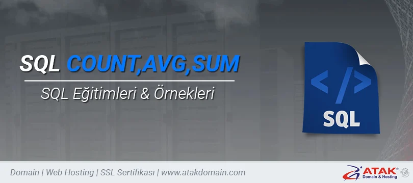 SQL COUNT() Kullanımı